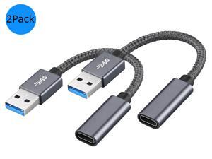 RIITOP USB C Female to USB 3.1 Type A Male Cable Adapter (2 Pack),One-Sided 10Gbps GEN 2 USB Type A 3.1 Connector for Oculus Quest Link,iPhone 11 iPad Pro Max,Samsung Galaxy Note 10 S20 Plus Ultra RIITOP USB C Female to USB 3.1 Type A Male Cable Adapter (2 Pack),One-Sided 10Gbps GEN 2 USB Type A 3.1 Connector for Oculus Quest Link,iPhone 11 iPad Pro Max,Samsung Galaxy Note 10 S20 Plus Ultra