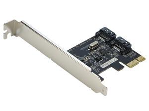 PCI Express SATA 3 Controller Card, RIITOP 2 Port SATA III 6Gbps PCI-e Internal Adapter Converter for Desktop PC Support SSD and HDD PCI Express SATA 3 Controller Card, RIITOP 2 Port SATA III 6Gbps PCI-e Internal Adapter Converter for Desktop PC Support SSD and HDD