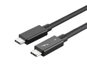 Thunderbolt 4 Cable (40Gbps/6.6ft), Supports 8K Display / 100W PD Charging,USB4 USB C to C Cable For External SSD, eGpu, USB-C Docking Station,MacBooks, iPad Pro, Hub and More