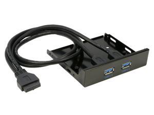 2-Port USB 3.0 3.5 inch Front Panel Data Hub for PC, USB Flash Drives, and Other Devices 3.5" Floppy Drive Expansion Bay Tray 2-Port USB 3.0 3.5 inch Front Panel Data Hub for PC, USB Flash Drives, and Other Devices 3.5" Floppy Drive Expansion Bay Tray