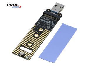 RIITOP NVMe USB Adapter, PCIe M.2 NVMe SSD to USB A Converter Adaptor Card, No Cable Need, 10Gbps USB 3.1 Gen2 Bridge Chip, Use as Portable External SSD RIITOP NVMe USB Adapter, PCIe M.2 NVMe SSD to USB A Converter Adaptor Card, No Cable Need, 10Gbps USB 3.1 Gen2 Bridge Chip, Use as Portable External SSD