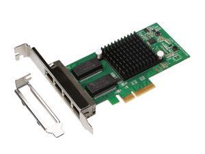 PCI-e Express x4 Network Server Adapter i350-T4 NIC 4 Ports 1000M Gigabit Ethernet 1Gb 1000Mbps RJ45 Intel i350 Chipset with Low Profile Bracket Lan Card PCI-e Express x4 Network Server Adapter i350-T4 NIC 4 Ports 1000M Gigabit Ethernet 1Gb 1000Mbps RJ45 Intel i350 Chipset with Low Profile Bracket Lan Card