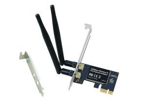 RIITOP PCI Express Wireless WiFi Adapter Card 300M For Desktop PC Network Interface Lan Card 2.4G with 2DB Wifi Antenna Low Profile Bracket Realtek 8192CE RIITOP PCI Express Wireless WiFi Adapter Card 300M For Desktop PC Network Interface Lan Card 2.4G with 2DB Wifi Antenna Low Profile Bracket Realtek 8192CE