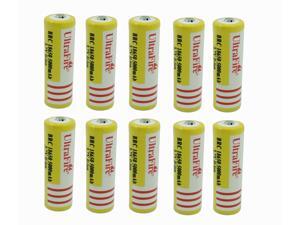 LEMAI® (YELLOW Ultrafire 10PCS) 5000mAh 3.7V 18650 NCR Rechargeable Li-ion Battery Pack For Ultrafire TrustFire LED Flashlight, Torch LEMAI® (YELLOW Ultrafire 10PCS) 5000mAh 3.7V 18650 NCR Rechargeable Li-ion Battery Pack For Ultrafire TrustFire LED Flashlight, Torch
