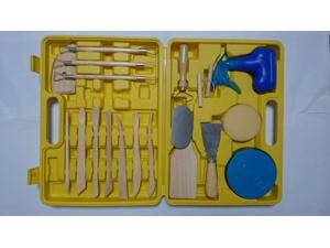 19 Pcs Clay Pottery Sculpture Tool Set Box Carving Modeling Tool DIY Craft 19 Pcs Clay Pottery Sculpture Tool Set Box Carving Modeling Tool DIY Craft