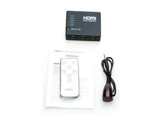 5 Port 1080P Switcher Selector Remote Splitter HDMI Switch 4 HDTV PS3 DVD Xbox 5 Port 1080P Switcher Selector Remote Splitter HDMI Switch 4 HDTV PS3 DVD Xbox