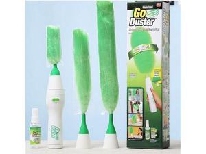 Electric Go Duster Dust Motorized Spins Cleaning Tool Feather New Electric Go Duster Dust Motorized Spins Cleaning Tool Feather New