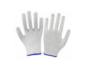 Work Universal Protection White Nyron Anti-static Gloves Work Universal Protection White Nyron Anti-static Gloves