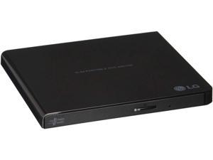 LG Electronics 8X USB 2.0 Portable DVD RW External Drive (Black) GP65NB60
