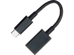 4XEM USB-C Male to USB-A Female Adapter Black 4XUSBCUSB3AFB