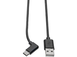Tripp Lite USB 2.0 USB A to USB C M/M Right-Angle Hi-Speed Cable U038006CRA Tripp Lite USB 2.0 USB A to USB C M/M Right-Angle Hi-Speed Cable U038006CRA