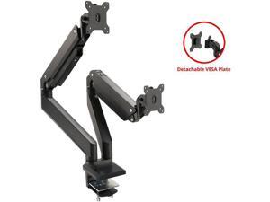 SIIG Dual Monitor Heavy-Duty Premium Aluminum Gas Spring Desk Mount CEMT3011S1 SIIG Dual Monitor Heavy-Duty Premium Aluminum Gas Spring Desk Mount CEMT3011S1