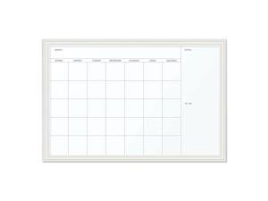 Magnetic Dry Erase Calendar with Decor Frame 30 x 20 White Surface and Frame 2075U0001 Magnetic Dry Erase Calendar with Decor Frame 30 x 20 White Surface and Frame 2075U0001