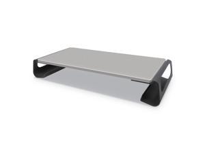 Kantek Monitor Stand 22"Wx9-4/5"Dx3-1/5"H Black/Gray MS725 Kantek Monitor Stand 22"Wx9-4/5"Dx3-1/5"H Black/Gray MS725