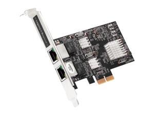 SIIG Dual 2.5G 4-Speed Multi Gigabit Ethernet PCIe Card LBGE0711S1