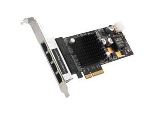 SIIG 4 Port Gigabit Ethernet with POE PCIe Card Intel 350 LBGE0811S1 SIIG 4 Port Gigabit Ethernet with POE PCIe Card Intel 350 LBGE0811S1