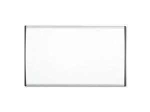 Quartet Magnetic Dry-Erase Board Steel 14 x 24 White Surface Silver Aluminum Quartet Magnetic Dry-Erase Board Steel 14 x 24 White Surface Silver Aluminum