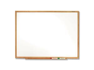 Quartet Classic Series Melamine Whiteboard 36 x 24 Oak Finish Frame S573 Quartet Classic Series Melamine Whiteboard 36 x 24 Oak Finish Frame S573