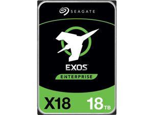 Seagate 18TB Exos X18 7200 RPM SAS 12Gb/s 512e/4Kn 256MB Cache 3.5-Inch Enterprise Hard Drive HDD (ST18000NM004J)