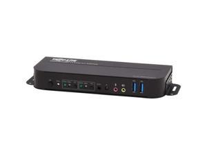 TRIPP LITE B005-DPUA2-K 2-Port DisplayPort/USB KVM Switch - 4K 60 Hz, HDR, HDCP 2.2, IR, DP 1.4, USB Sharing, USB 3.0 Cables