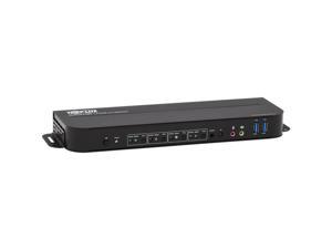 TRIPP LITE B005-DPUA4 4-Port DisplayPort/USB KVM Switch - 4K 60 Hz, HDR, HDCP 2.2, IR, DP 1.4, USB Sharing