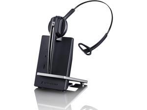 EPOS Sennheiser D 10 USB ML - US  Single-Sided Wireless DECT Headset, with Direct Softphone Connection, Noise Cancelling Microphone, and is Skype for Business Certified (Black)