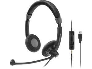 EPOS SC 75 USB MS (1000635) - Double-Sided Business Headset | For Skype for Business, with Mobile Phone, Tablet, Softphone, and PC | HD Sound & Noise-Cancelling Microphone (Black) EPOS SC 75 USB MS (1000635) - Double-Sided Business Headset | For Skype for Business, with Mobile Phone, Tablet, Softphone, and PC | HD Sound & Noise-Cancelling Microphone (Black)