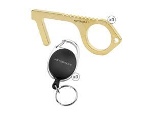 KeySmart CleanKey Brass Hand Tool Combo (3 Pack) KeySmart CleanKey Brass Hand Tool Combo (3 Pack)