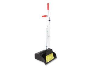 Unger Telescopic Ergo Dust Pan with Broom, 47" to 57" Broom, Each (UNG2717286)