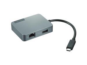 Lenovo Travel Hub Gen2 - Docking station - USB-C - VGA, HDMI - GigE - for ThinkPad L14 Gen 2, L15 Gen 2, X1 Nano Gen 1, X1 Titanium Yoga Gen 1, X12 Detachable