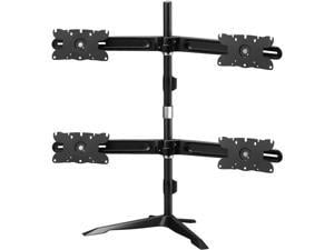 Quad Monitor Mount Stand Base up to 32 inch monitors Supported Mounting Patterns: 200x100, 100x100 and 75x75