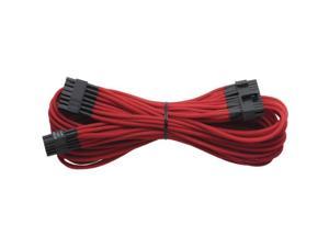 Corsair CP-8920057 Individually Sleeved ATX Cable 24pin (Generation 2), Standard Power Cable, RED
