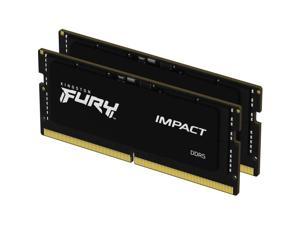 Kingston FURY Impact 64GB (2 x 32GB) 262-Pin DDR5 SO-DIMM DDR5 4800 (PC4 38400) Laptop Memory Model KF548S38IBK264