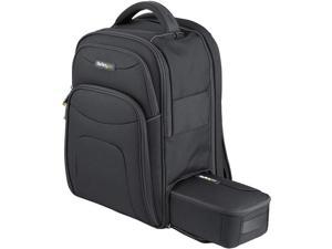 Startech 15.6" Laptop Backpack w/ Removable Accessory Case, Professional IT Tech Backpack for Work/Travel/Commute, Nylon Computer Bag