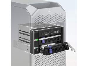 FatCage RAID MB901SPR-B Dual 2.5"/3.5" SATA Hard Drive/SSD Removable RAID 1 Mobile Rack Enclosure in 2 x 5.25" Bay