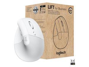 Logitech Offwhite Lift for Business 910006493 4 Buttons SmartWheel USB  Bluetooth Dual RF  Bluetooth Wireless Mouse