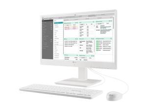 LG 24CN670NK6N 24" IPS FHD All-in-One Thin Client for Medical & Healthcare with Dual-band RFID & Quad-core Processor