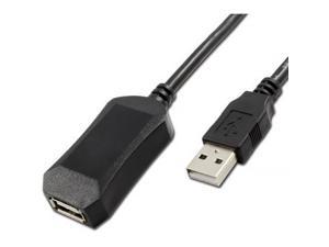 4xem 4X3202A17M 22.97 ft. Black USB 2.0 Active Extension Cable