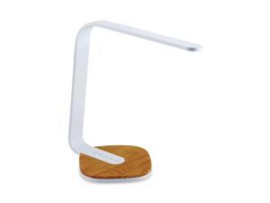 Black & Decker LED Desk Lamp White/Wood VLED1818BD