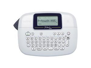 Brother P-touch PT-M95 Handy Label Maker, Direct Thermal, 230 dpi, 7.5mm./sec, Up to 2 Print Lines, Manual Cutter