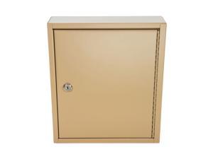 Key Lockable Key Cabinet 60-Key Metal Sand 10.63 x 3 x 12.13 500131