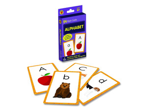 Alphabet Flash Cards Grades Pre-K to 1 3.25" x 5.25" Assorted Colors 54 Cards 0769646794