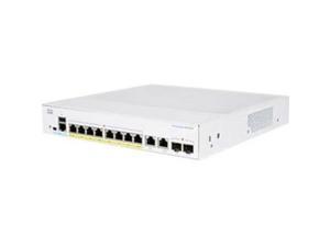 Cisco Business CBS350-8FP-E-2G Managed Switch, 8 Port GE, Full PoE, Ext PS, 2x1G Combo, Limited Lifetime Protection (CBS350-8FP-E-2G-NA)