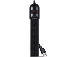 CyberPower CSB606 6 Feet 6 Outlets 900 Joules Essential Surge Suppressor CyberPower CSB606 6 Feet 6 Outlets 900 Joules Essential Surge Suppressor