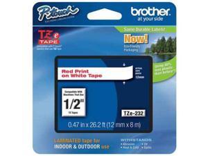 GENUINE Brother TZeS121 P-Touch Label Tape TZS121 Industrial Blk/Clr TZeS-121 