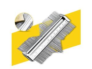 Stainless Steel Contour Gauge, Profile Gauge, Shape Duplicator, 125mm, Precisely Copy Irregular Shapes Contour Measurement Stainless Steel Contour Gauge, Profile Gauge, Shape Duplicator, 125mm, Precisely Copy Irregular Shapes Contour Measurement