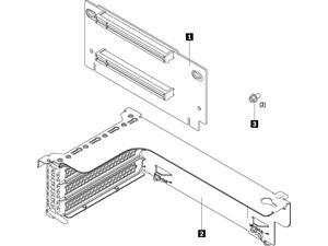 Lenovo ThinkSystem SR550/SR590SR650 x16/x8 PCIe FH Riser 1 Kit Lenovo ThinkSystem SR550/SR590SR650 x16/x8 PCIe FH Riser 1 Kit