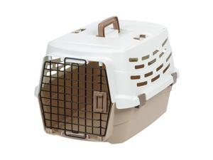 IRIS Medium Easy Access Pet Travel Carrier, Off-White/Brown IRIS Medium Easy Access Pet Travel Carrier, Off-White/Brown