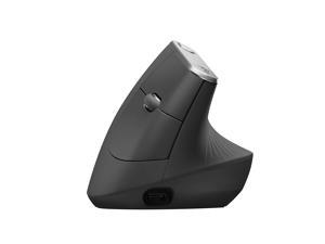 Logitech MX Vertical Advanced Ergonomic Wireless Bluetooth Mouse - Black