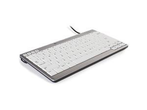Bakker Elkhuizen BNEU950US Keyboard QWERTY Ultraboard 950 White-Silver